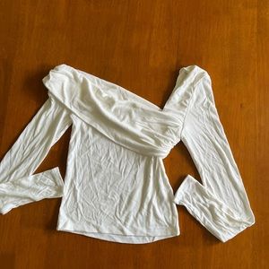 Honey Punch One Shoulder Long Sleeve Top - XS